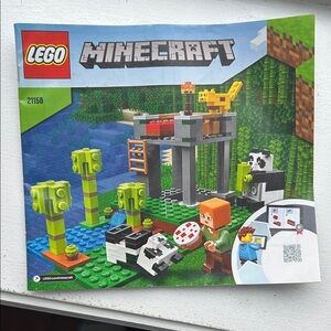 LEGO Minecraft Jungle Adventure Set- instruction booklet only